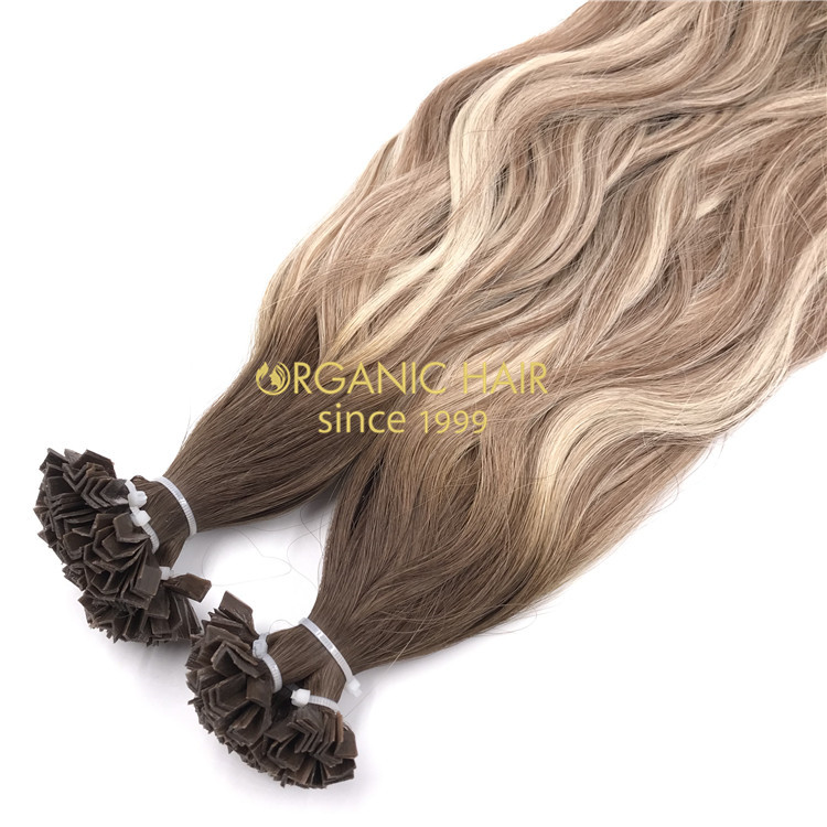 Human keratin vtip hair extensions and hot sale X246